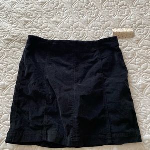 Free people mini corduroy mini skirt